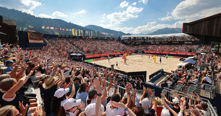 Swatch Beach Pro Gstaad 2026: Weltklasse-Beachvolleyball vor einzigartiger Alpenkulisse