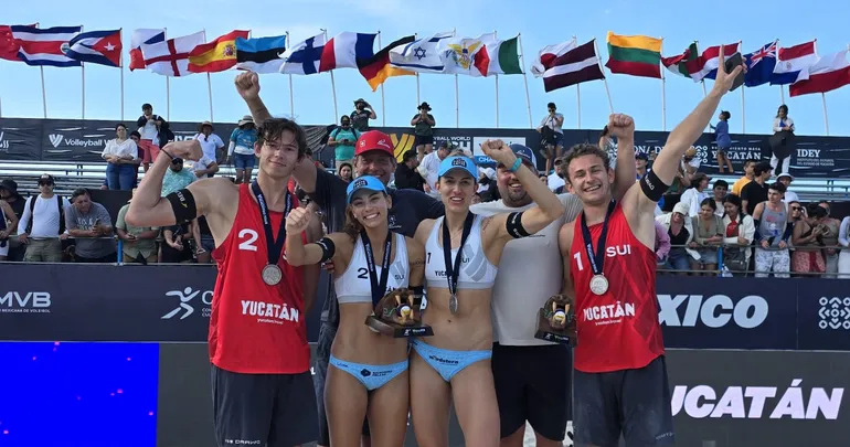 Haussener/Friedli gewinnen am Challenge in Yucatán die Silbermedaille