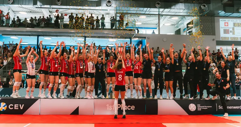 Les volleyeuses suisses remportent la European Silver League!