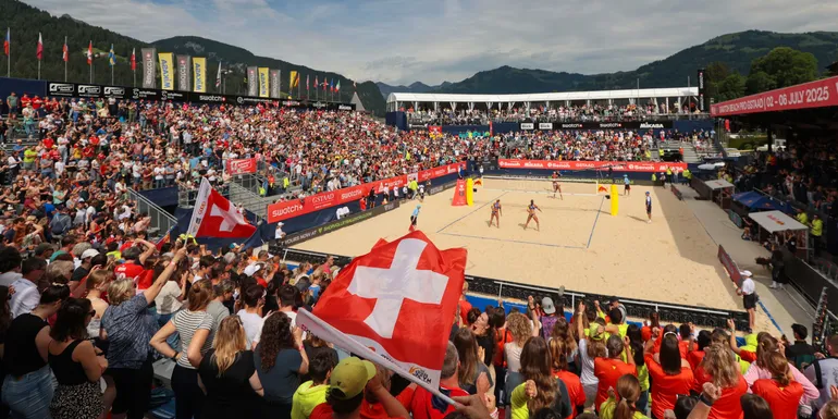 Die Beachvolleyball-EM 2027 findet in Gstaad statt